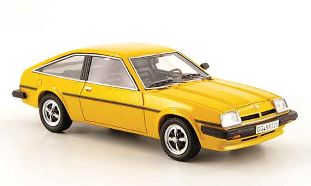 Opel Manta B 1/43 Neo B cc sr geel 1980 modelauto