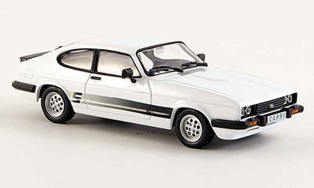 Ford Capri 1/43 WhiteBox III wit 1981 modelauto