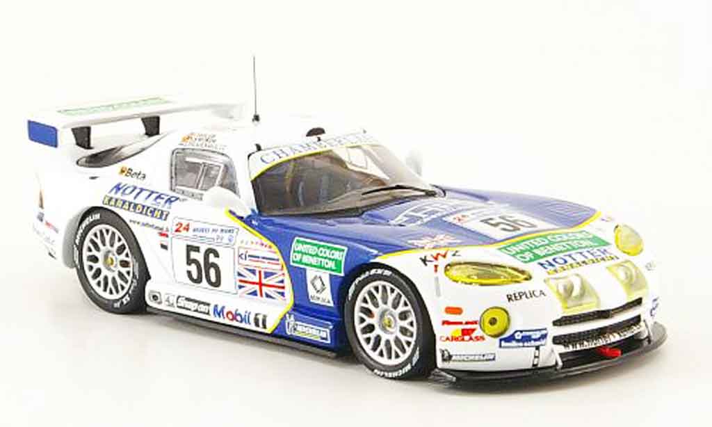 Dodge Viper GTS R 1/43 IXO GTS R No.56 Team Chamberlain 24h Le Mans 1999 modelauto