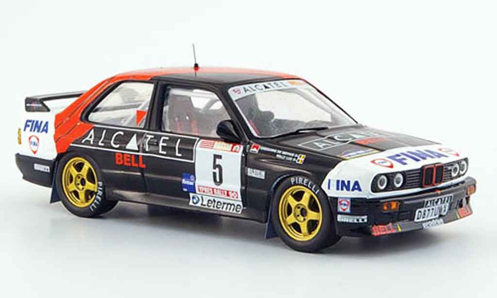 Bmw M3 E30 1/43 IXO E30 Rallye Gr.A No.5 Alcatel Rally Ypern 1990 modelauto