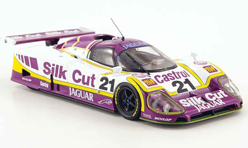 Jaguar XJ R9 1/43 IXO R9 no.21 silk cut 24h le mans 1988 modelauto