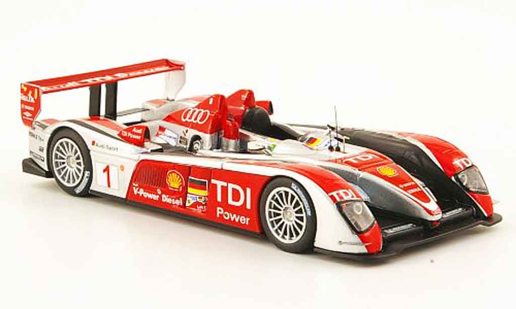 Audi R10 2008 1/43 IXO 2008 TDI No.1 Biela Pirro Werner 24h Le Mans 2008 modelauto