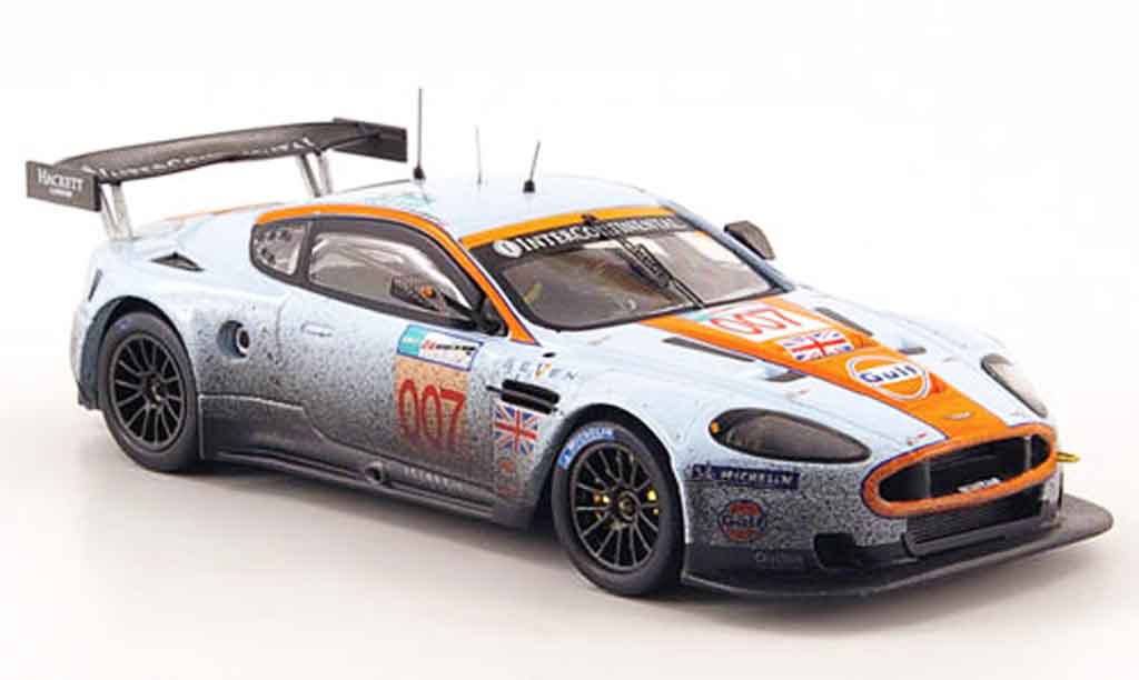 Aston Martin DBR9 1/43 IXO no.007 avec schmutzeffekt 24h le mans 2008 modelauto