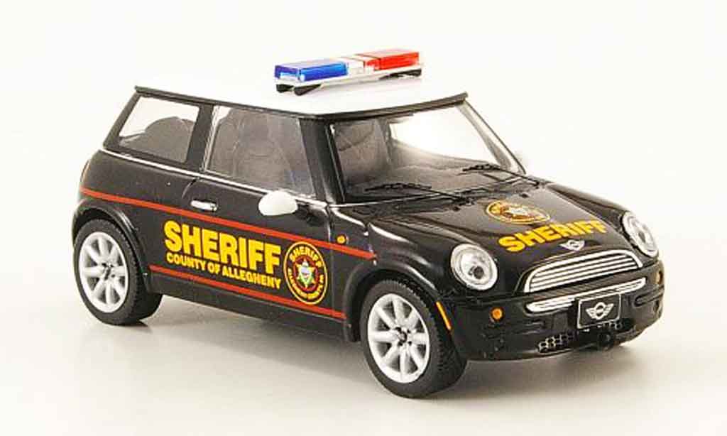 Mini Cooper D 1/43 IXO D Allegheny County Sheriffs politie 2004 modelauto