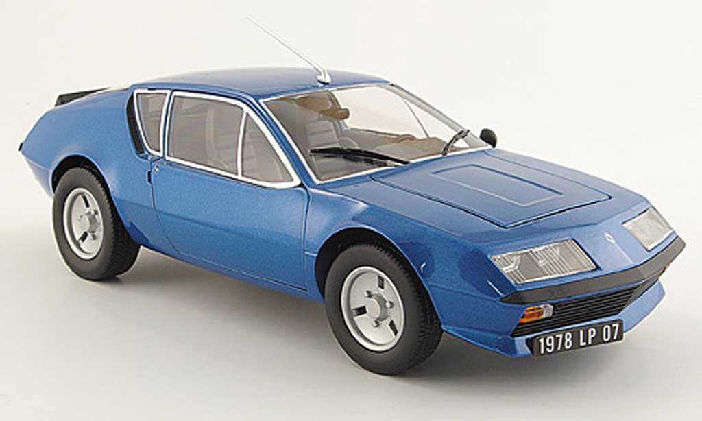 Alpine A310 V6 1/18 Maisto V6 blauw 1978 modelauto