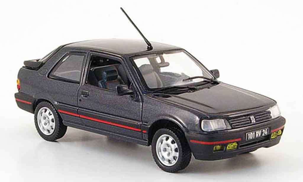 Peugeot 309 GTI 1/43 Norev GTI anthrazit 1987 modelauto