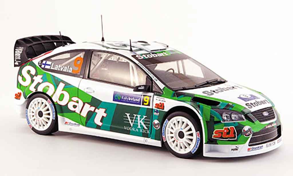 Ford Focus RS WRC 1/18 Sun Star RS WRC no.9 dritter platz rallye irlande 2007 modelauto