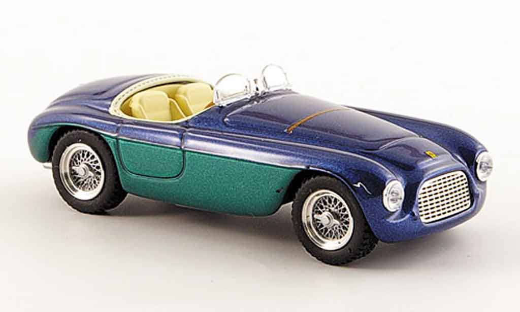 Ferrari 166 1950 1/43 Art Model 1950 MM barchetta touring blauw grun modelauto