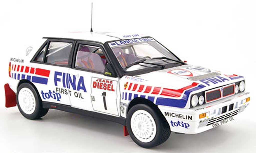 Lancia Delta HF Integrale 1/18 Sun Star HF Integrale 16v no.1 fina rallye san remo 1991 modelauto