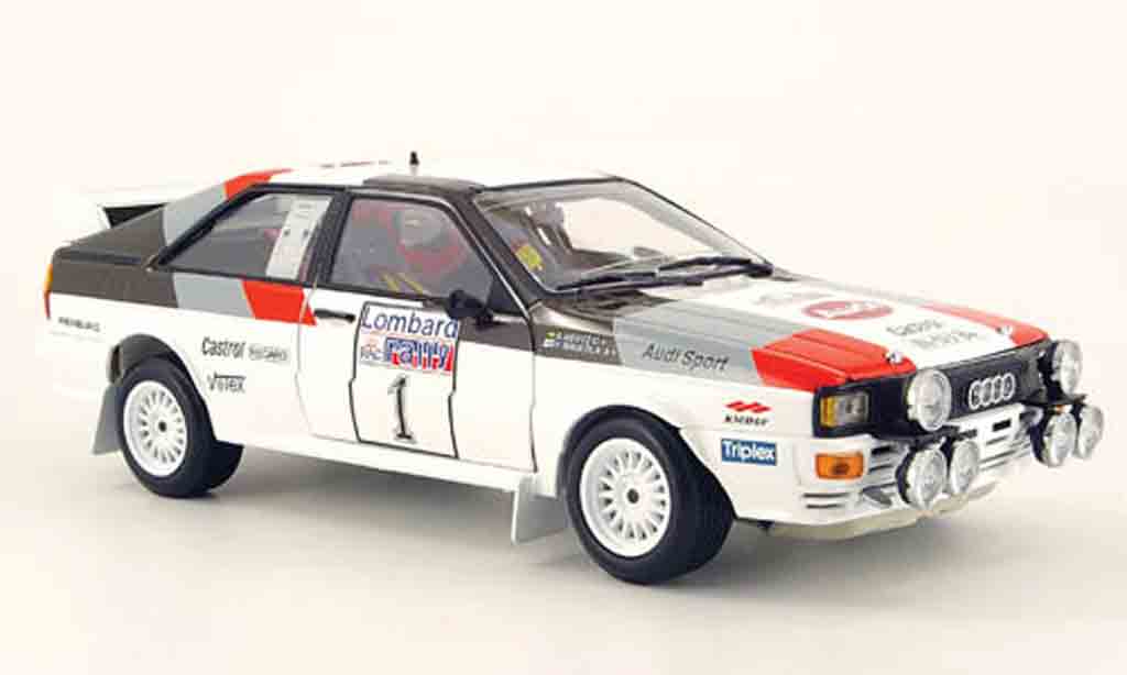 Audi Quattro Rallye 1/18 Sun Star Rallye no.1 hertz sieger lombard 1982 modelauto
