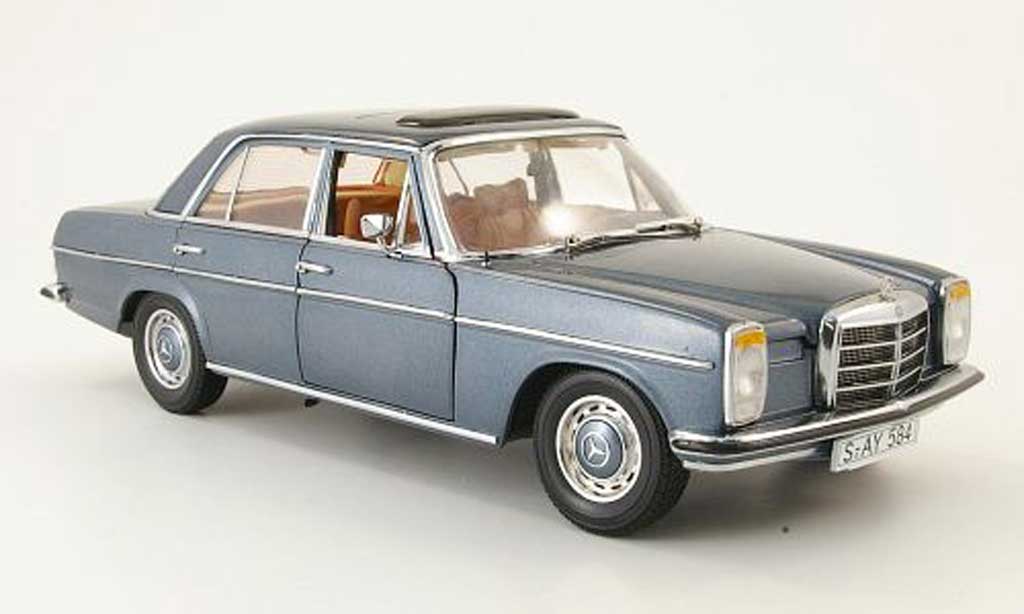 Mercedes Strich 1/18 Sun Star 8 (w 115) grijsblauw limousine 1968 modelauto