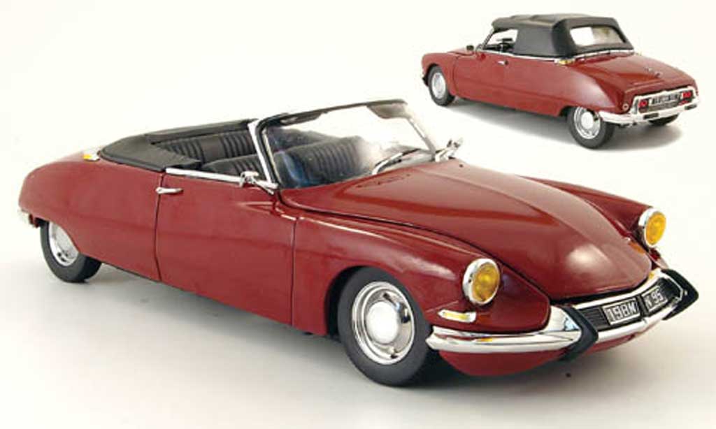 Citroen DS 19 1/18 Sun Star 19 cabriolet rood 1961 modelauto
