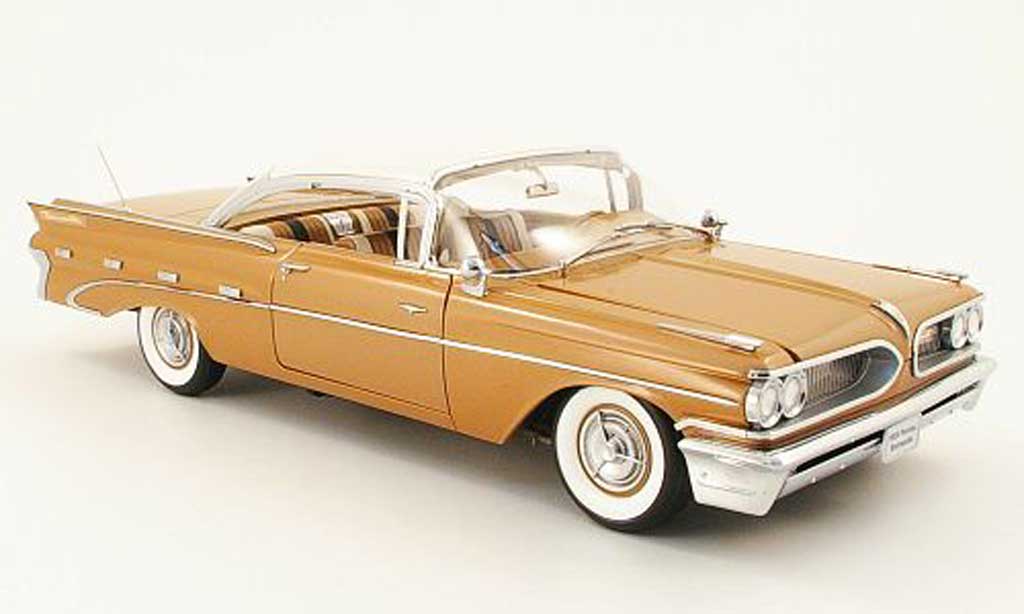 Pontiac Bonneville 1/18 Sun Star hardtop bruin/beige 1959 modelauto