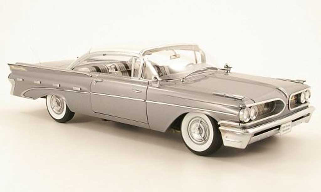 Pontiac Bonneville 1/18 Sun Star hard top grijs metallic et beige 1959 modelauto
