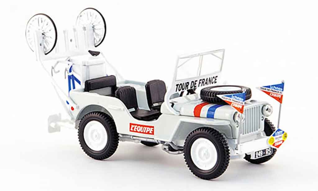 Jeep Willys 1/43 Norev Assistance Tour de France 1951 modelauto