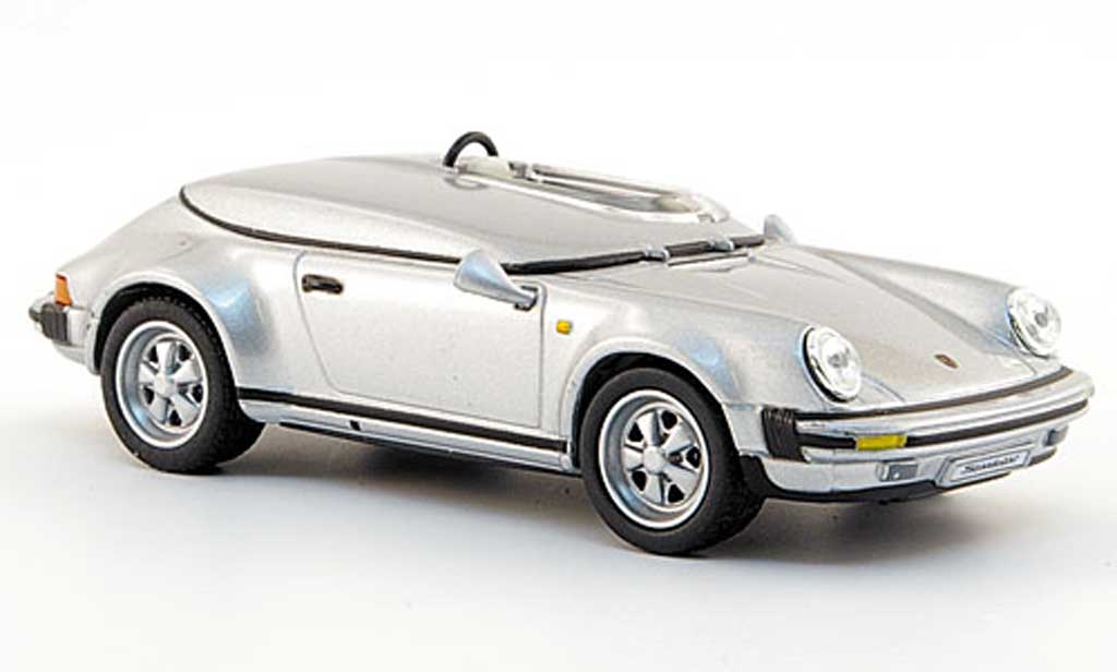 Porsche 930 Speedster 1/43 Solido Speedster Race Version grijs 1987 modelauto