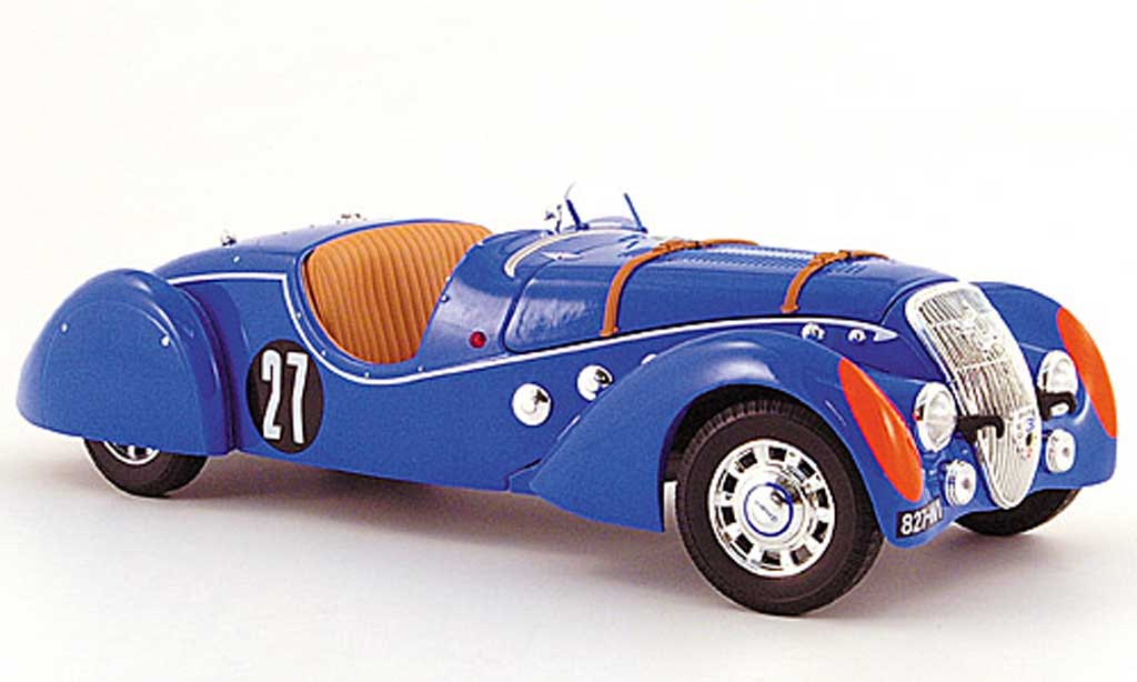 Peugeot 302 Roadster 1/18 Norev Roadster Darl'Mat no. 27 24h le mans 1937 modelauto