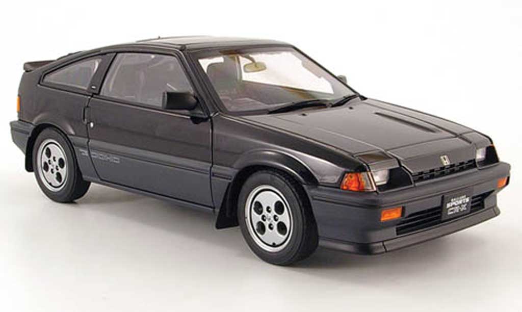 Honda CRX Si 1/18 Autoart Si ballade sports zwart 1984 modelauto