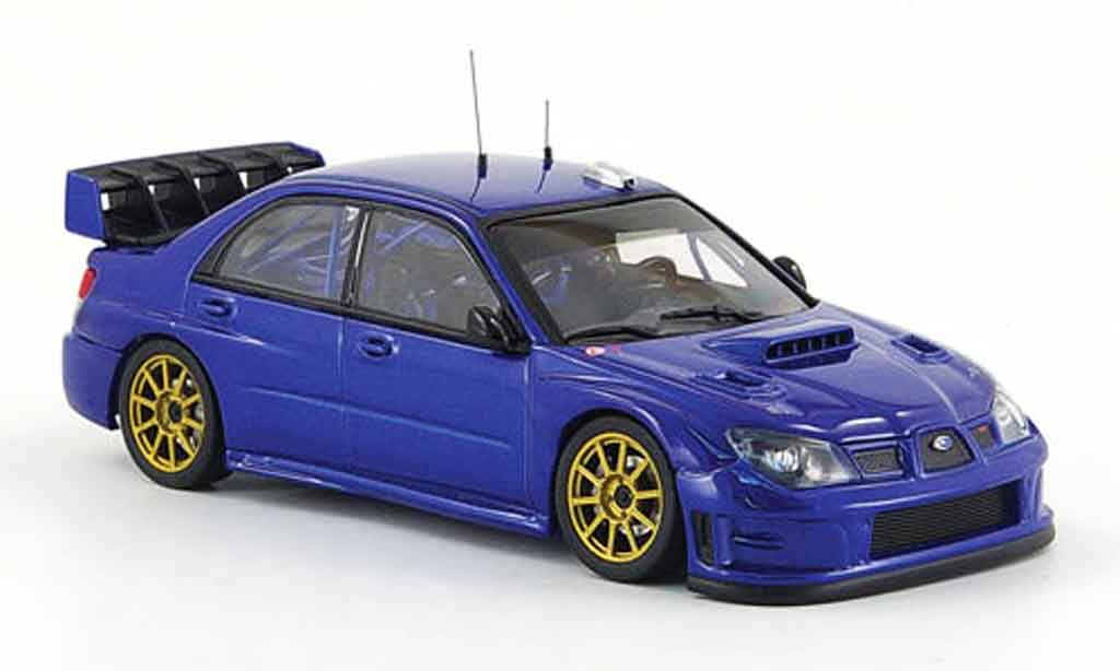Subaru Impreza WRC 1/43 Autoart WRC blauw plain body version 2008 modelauto