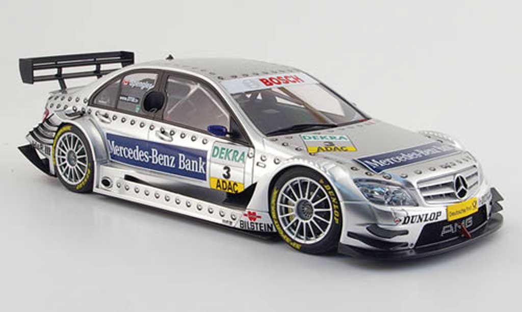 Mercedes Classe C 1/18 Autoart dtm no.3 mercedes-benz bank spengler 2008 modelauto