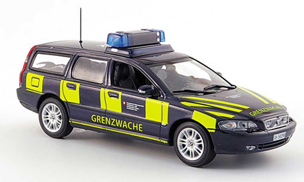 Volvo V70 1/43 Minichamps Stationwagen Grenzwache Schweizer Zoll modelauto