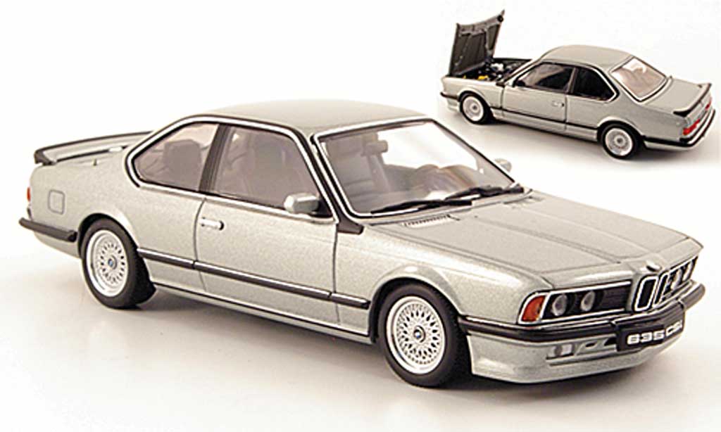 Bmw 635 CSI 1/43 Autoart M grijs modelauto