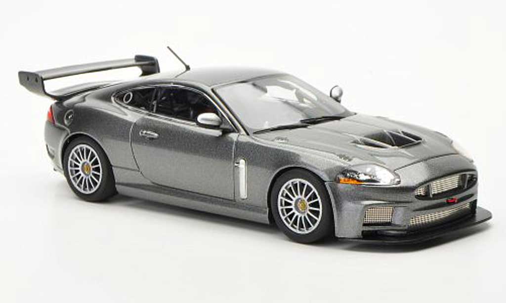Jaguar XKR GT3 1/43 Minichamps GT3 Street grijs 2008 modelauto
