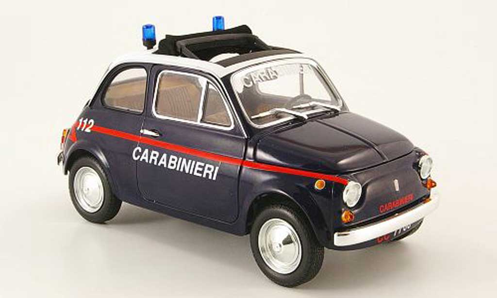 Fiat 500 L 1/18 Minichamps L carabinieri polizei 1965 modelauto