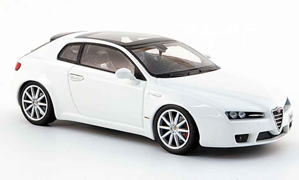 Alfa Romeo Brera 1/43 Minichamps wit edizione 2008 2005 modelauto