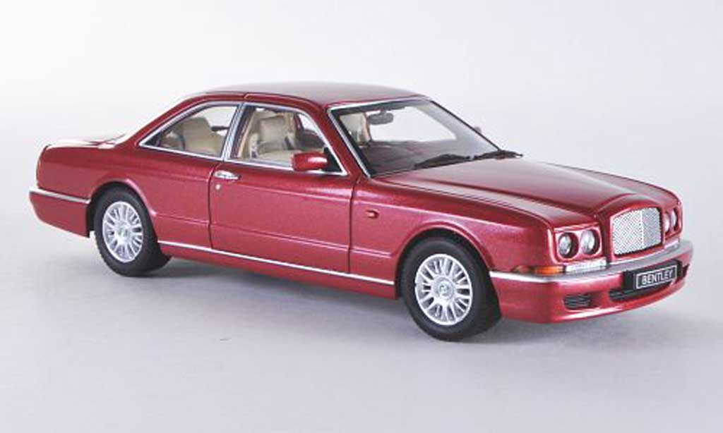 Bentley Continental R 1/43 Minichamps R rood RHD 1996 modelauto