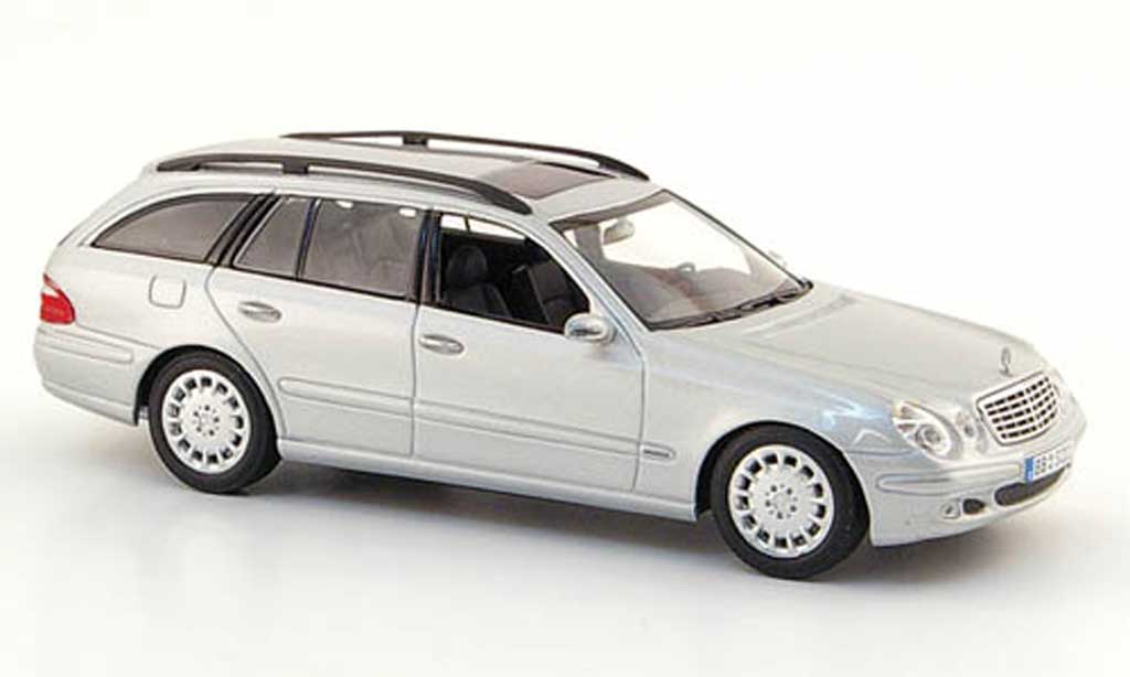 Mercedes Classe E 1/43 Minichamps T-Modell (S 211) grijs 2003 modelauto