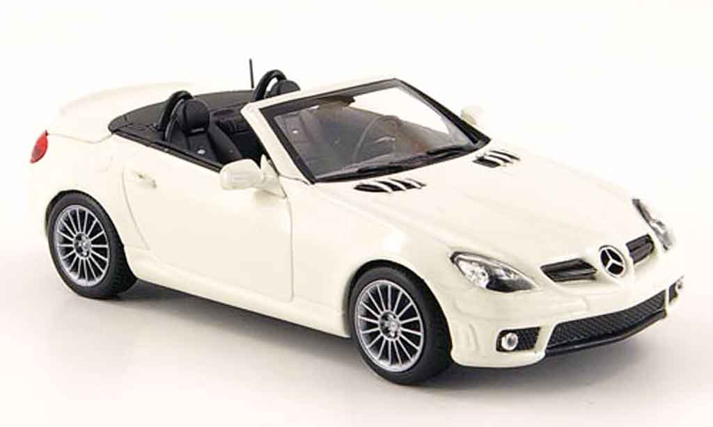 Mercedes Classe SLK 1/43 Minichamps 55 AMG (R171) wit 2008 modelauto