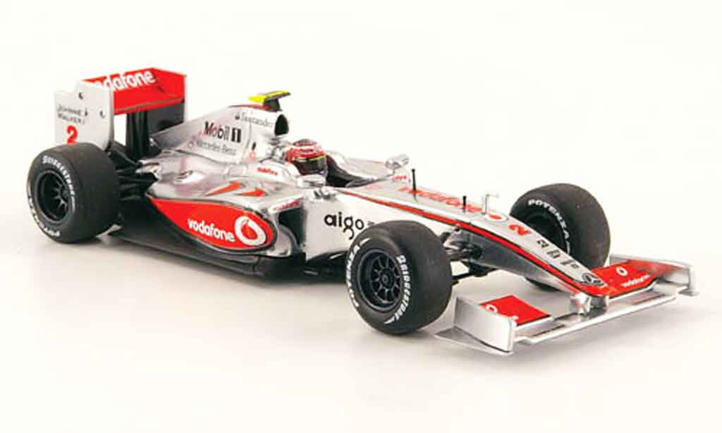Mercedes F1 1/43 Minichamps McLaren No.2 Showcar H.Kovalainen 2009 modelauto