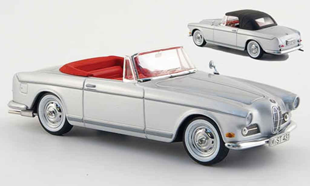 Bmw 503 1/43 Schuco grijs metallic inklusive Softtop 1956 modelauto