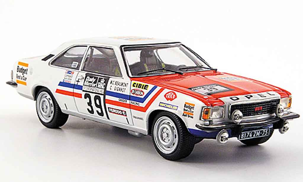 Opel Commodore B 1/43 Schuco B gs e no.39 rallye england 1973 modelauto