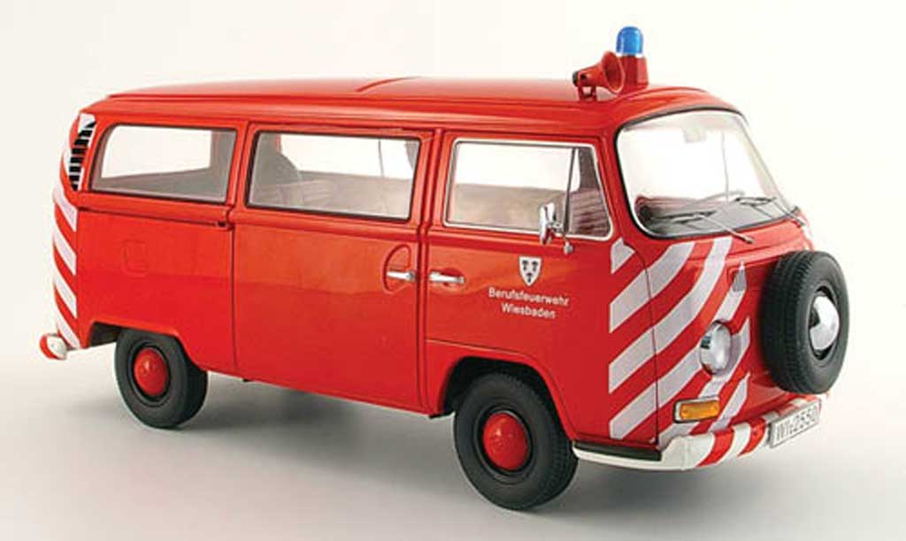 Volkswagen Combi 1/18 Schuco pompier modelauto