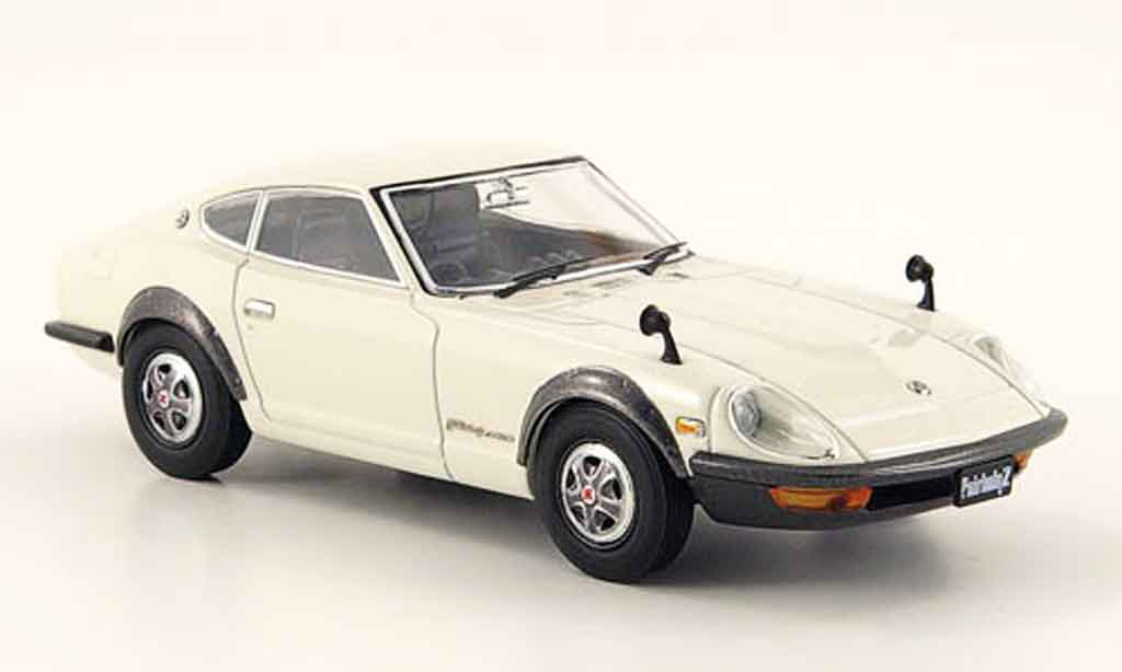 Nissan 240 ZG 1/43 Ebbro ZG Fairlady wit 1971 modelauto