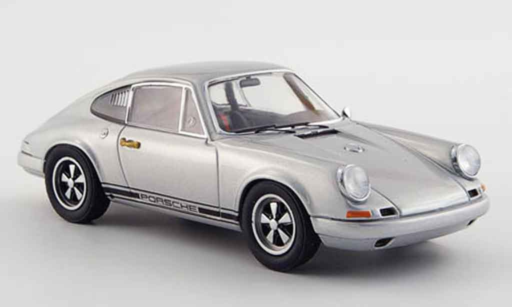 Porsche 911 1/43 Ebbro R grijs metallic 1967 modelauto