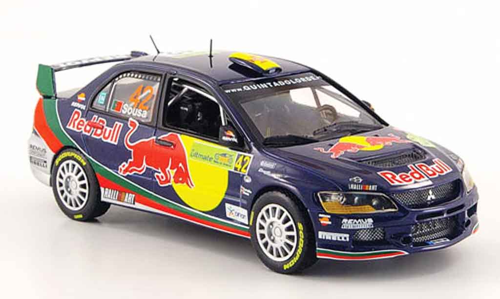 Mitsubishi Lancer Evolution IX 1/43 Vitesse Evolution IX No.42 Red Bull Rally Akropolis 2008 modelauto