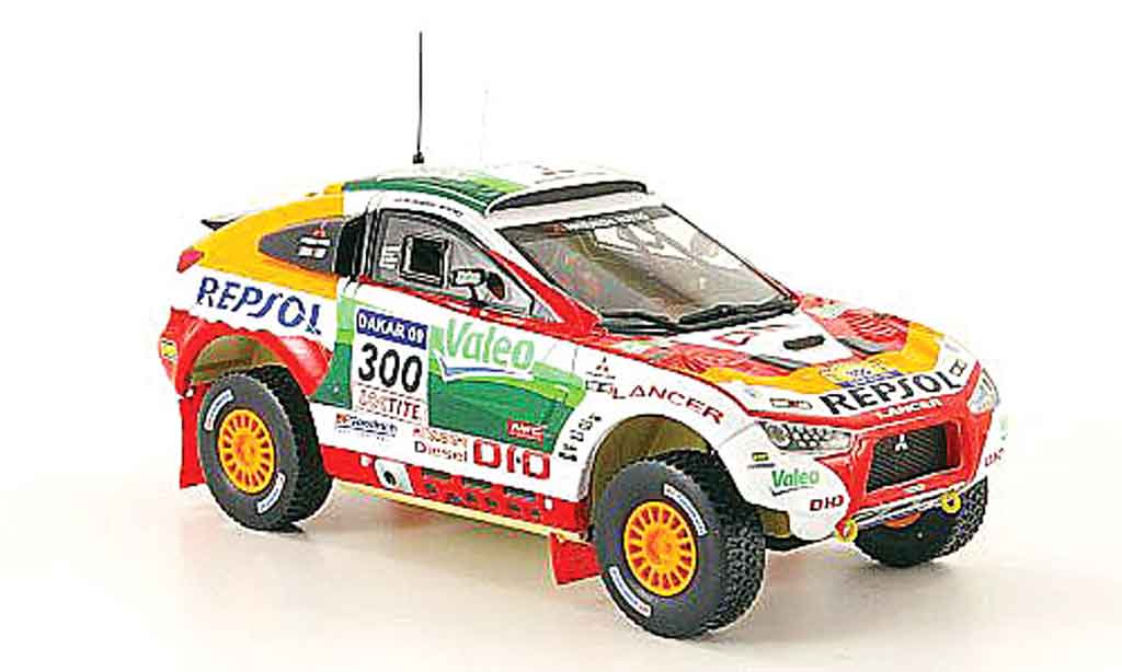 Mitsubishi Lancer Evolution X 1/43 Vitesse Evolution X Racing No.300 Rally Dakar 2009 modelauto