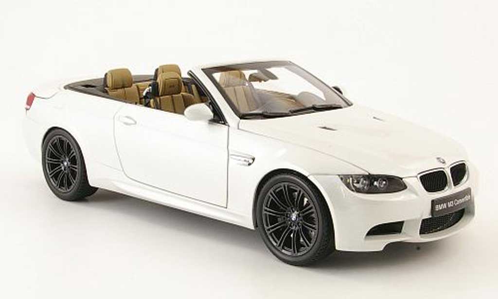 Bmw M3 E93 1/18 Autoart E93 cabriolet wit modelauto