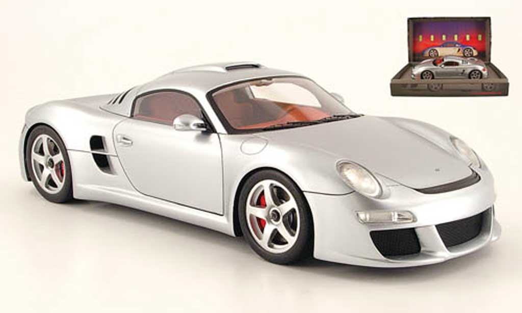 Ruf CTR RUF 1/18 Spark Porsche 911 RUF ctr 3 grijs modelauto