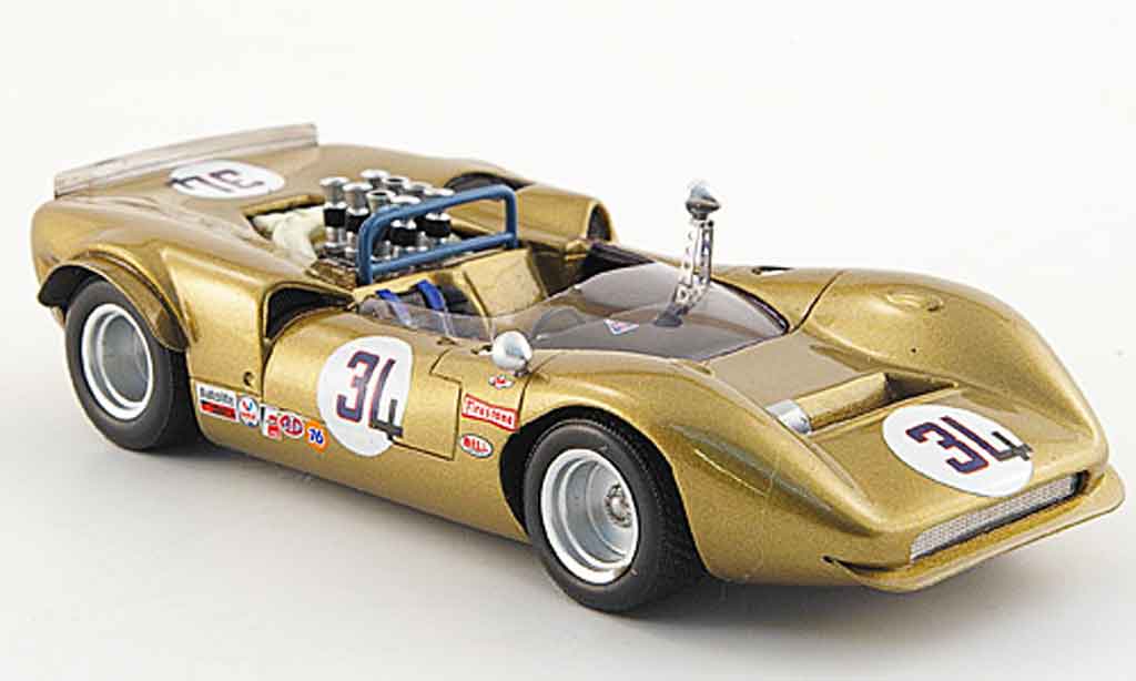 Lola T70 1/43 Spark No.34 G.Folmer Laguna Seca 1968 modelauto