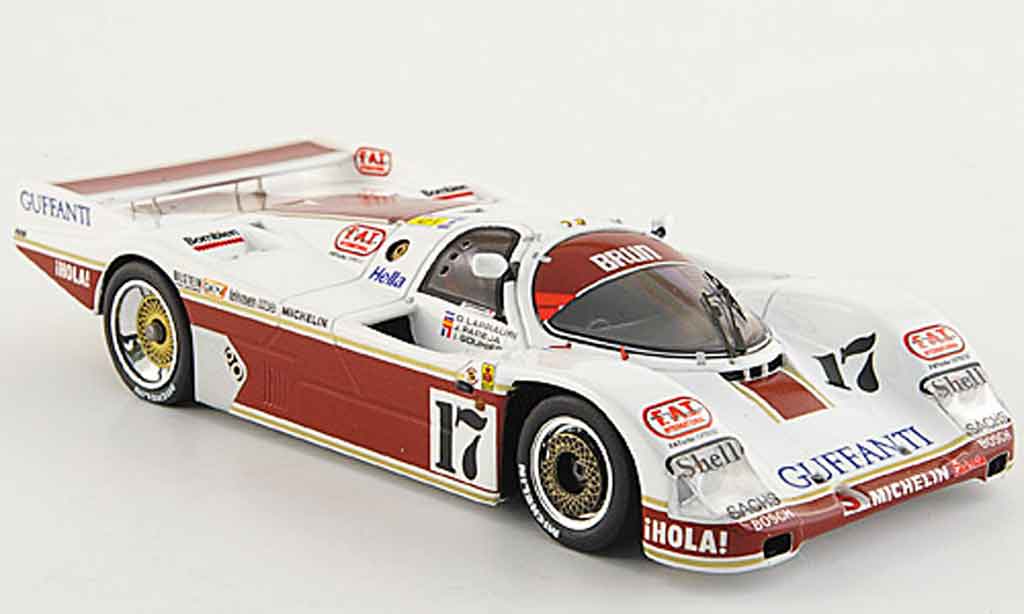 Porsche 962 1986 1/43 Spark 1986 No.17 Fortuna 24h Le Mans modelauto