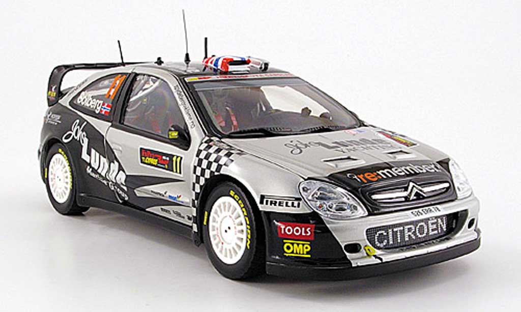 Citroen Xsara WRC 2009 1/18 Sun Star WRC 2009 no.11 solberg/mills rallye chypre modelauto