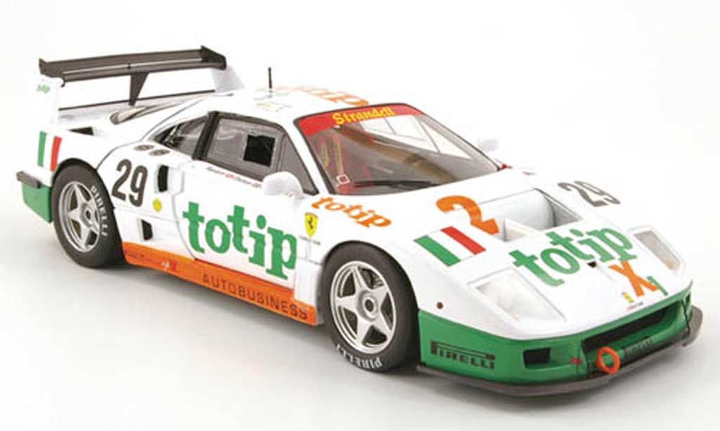 Ferrari F40 LM 1/18 Hot Wheels LM competizione no.29 totip 24h le mans 1994 modelauto