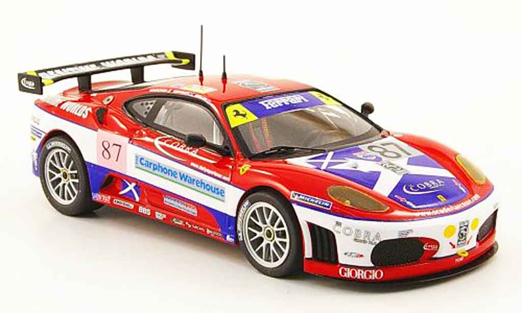 Ferrari F430 GTC 1/43 Hot Wheels Elite GTC no.87 scuderia ecosse 24h le mans 2006 modelauto