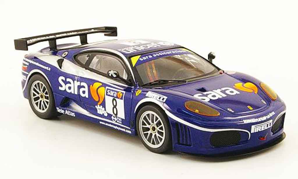 Ferrari F430 GTC 1/43 Hot Wheels Elite GTC no.8 sara italienische meisterschaft 2007 modelauto