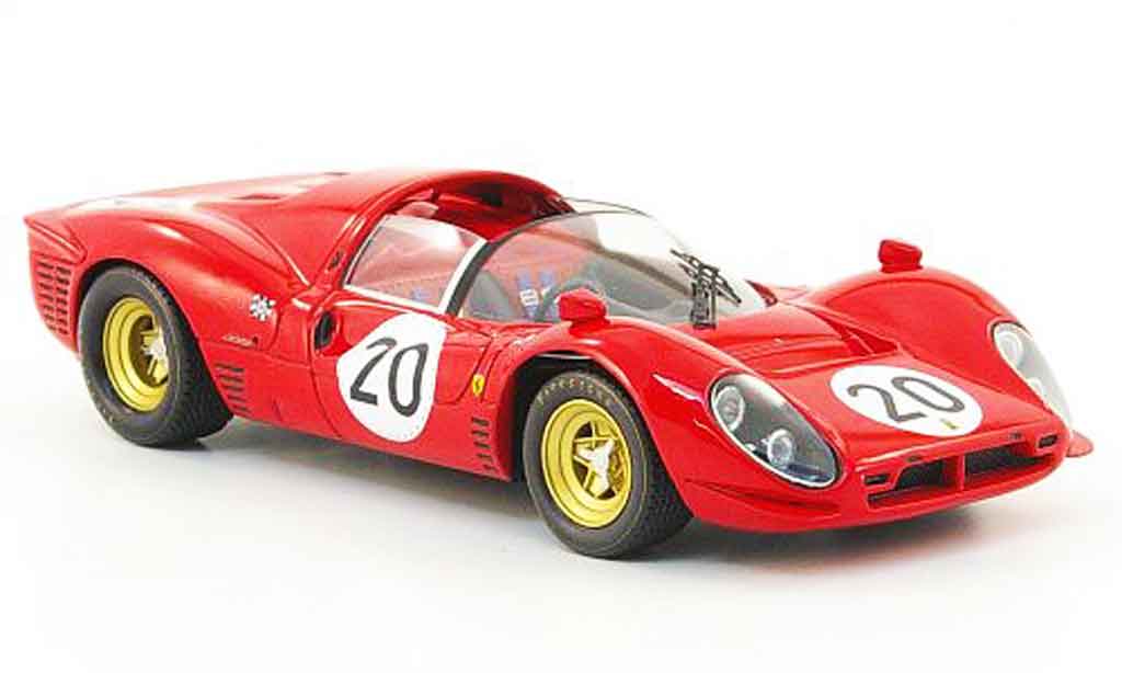 Ferrari 330 P4 1/43 Hot Wheels Elite P4 no.20 24h le mans 1967 modelauto