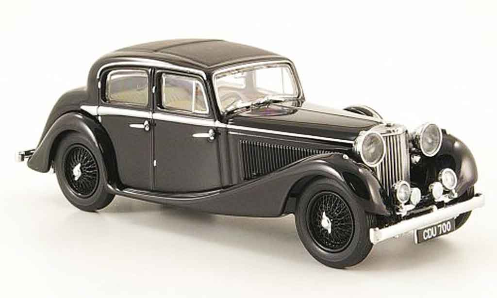 Jaguar SS 1/43 Oxford 2.5 saloon zwart modelauto